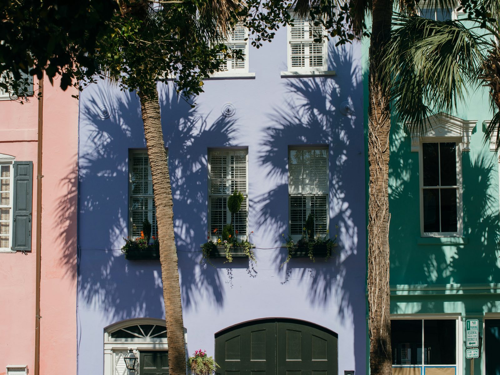A warm, traditional home at golden hour